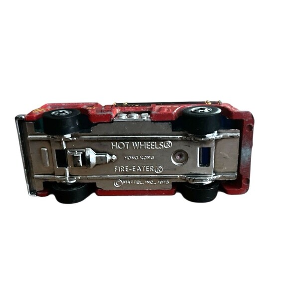 Vintage Hot Wheels Fire-Eater 51 Fire Engine Truck 1976 Hong Kong Blackwalls - Picture 5 of 5
